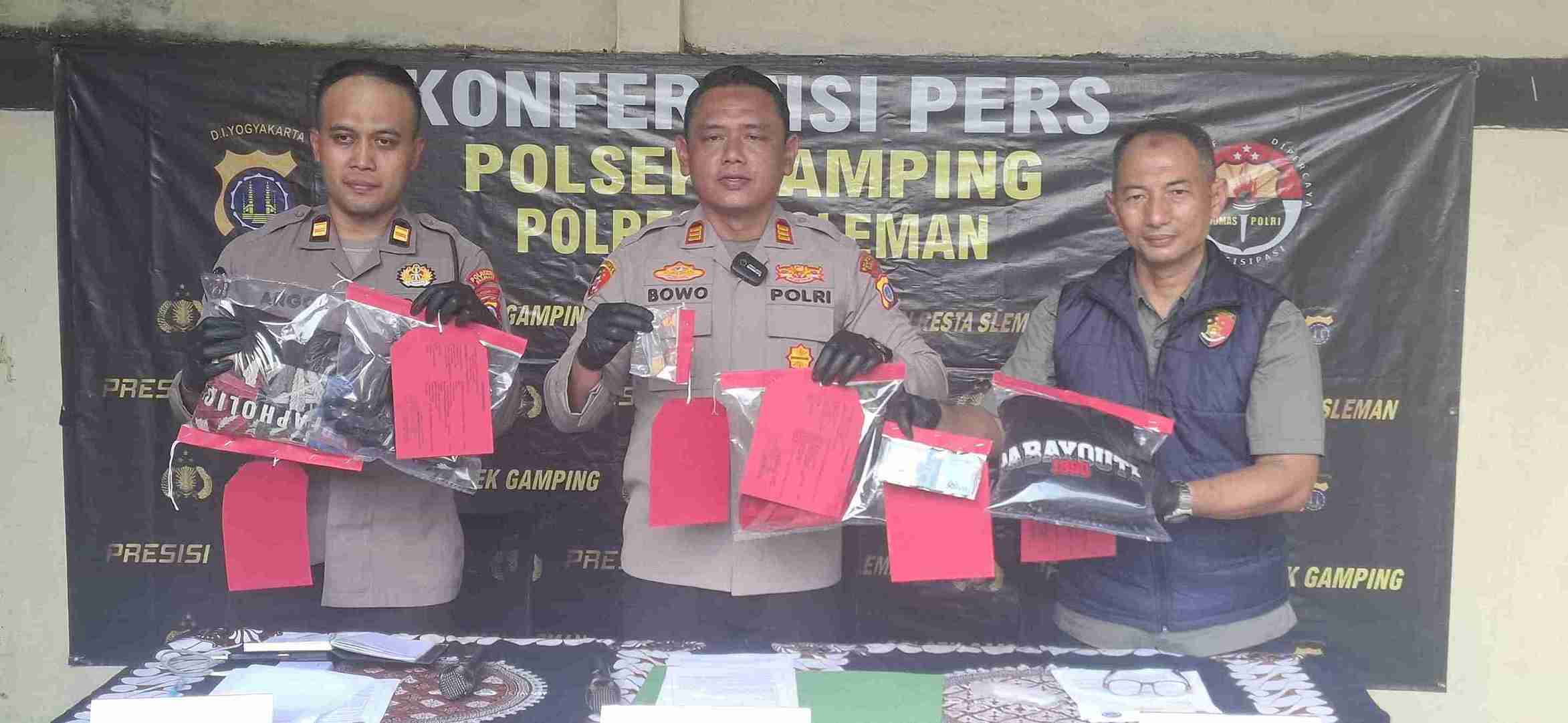 Nekat Beraksi di Jalanan, Dua Pelaku Pemerasan dengan Sajam di Gamping Diringkus Polisi