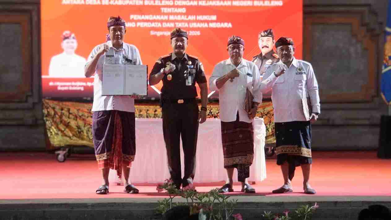 Kelola Dana Desa Makin Transparan, Perbekel se-Buleleng Gandeng Kejaksaan
