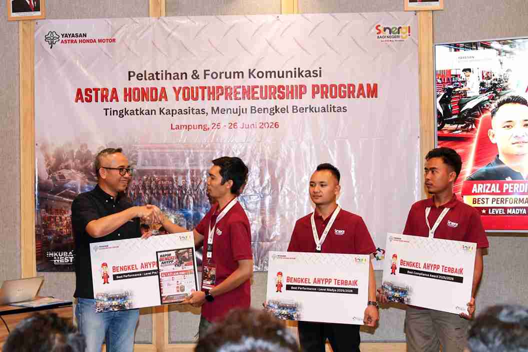 Dari Bengkel Pinggir Jalan Menjadi Wirausaha Berkelas, Ini Kunci Sukses Binaan AHM