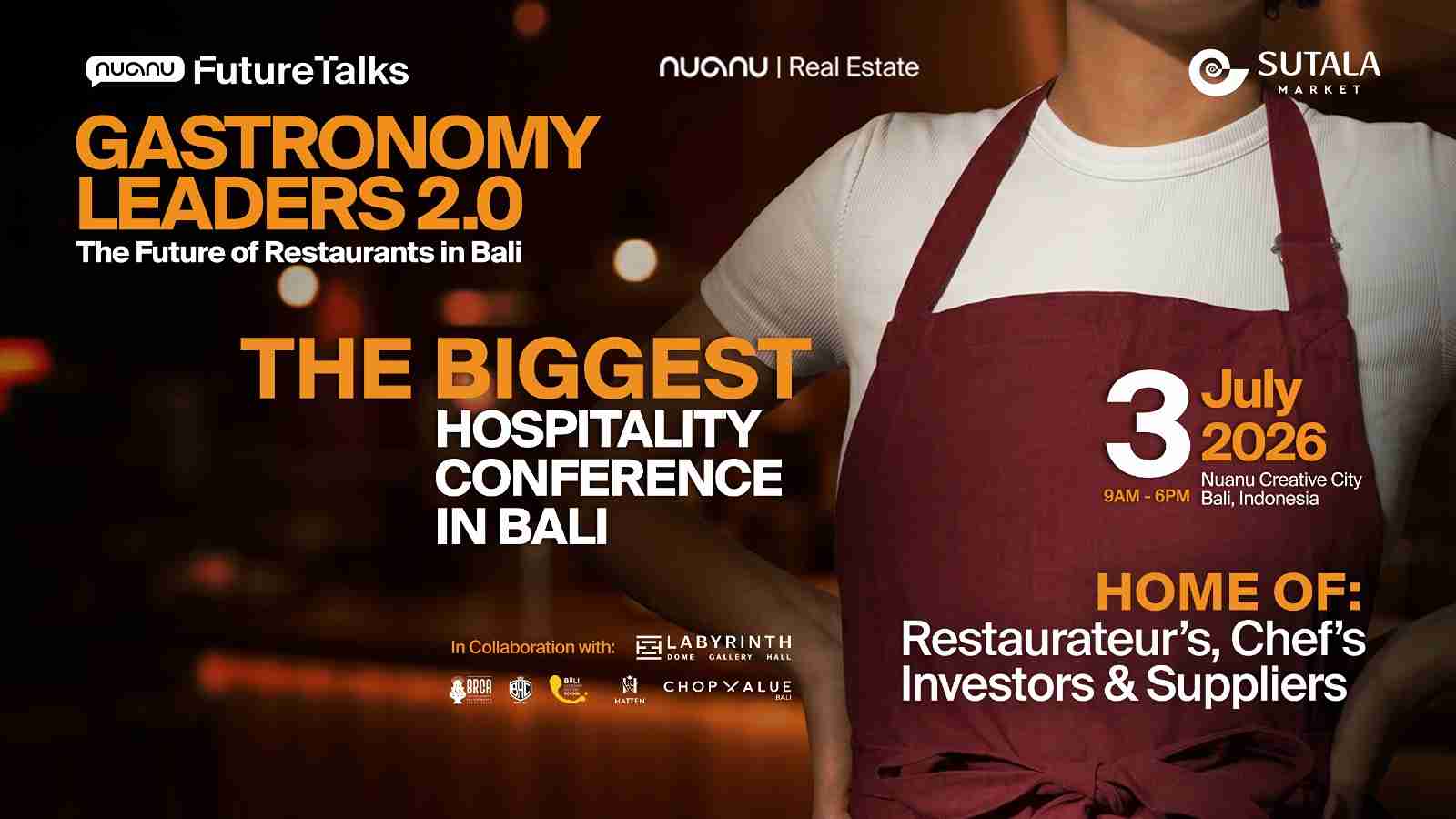 Siap-siap! Bali Bakal Jadi Pusat Kuliner Dunia di Gastronomy Leaders 2.0