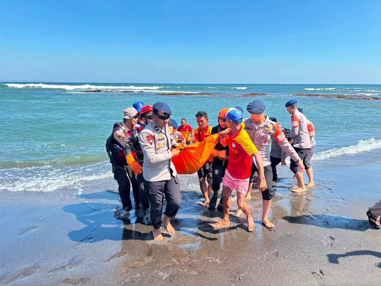 Pencarian Korban Terseret Arus di Pantai Pererenan Berakhir Duka