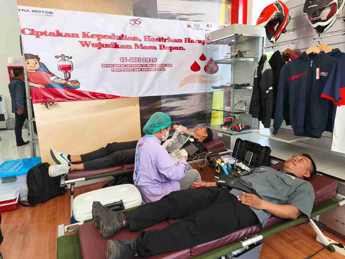 Rayakan HUT ke-56, Astra Motor Bali Kumpulkan 57 Kantong Darah untuk Sesama