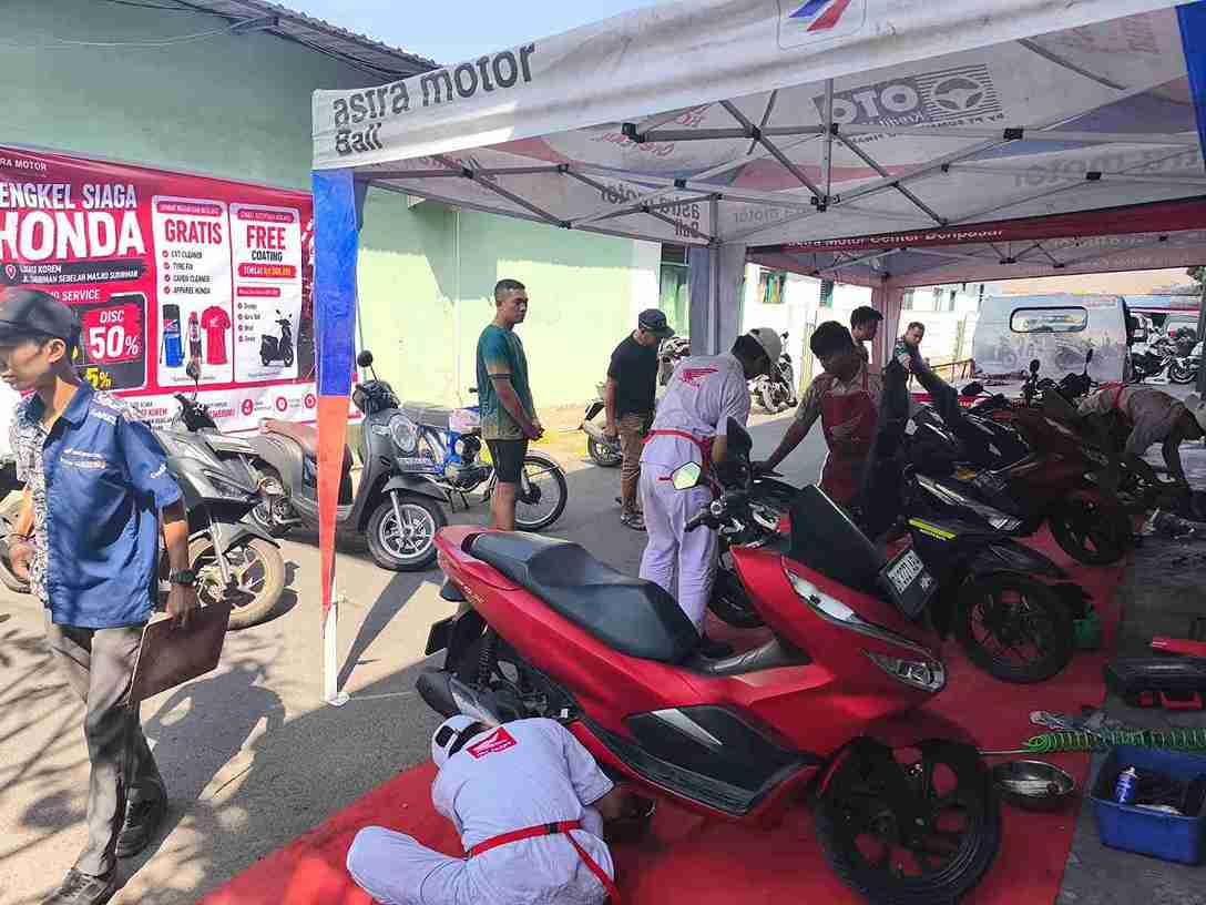 AHASS Rajawali Motor Dekatkan Layanan: Konsumen Honda Nikmati Servis Hemat Waktu