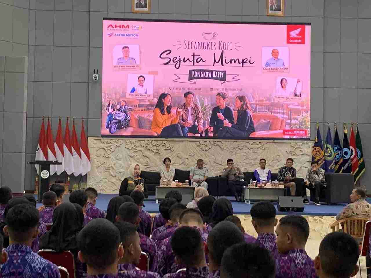 Nongkrong Asyik Tetap Cari_Aman, Astra Motor Bali Racik Edukasi Safety Riding Seru bareng Poltrada