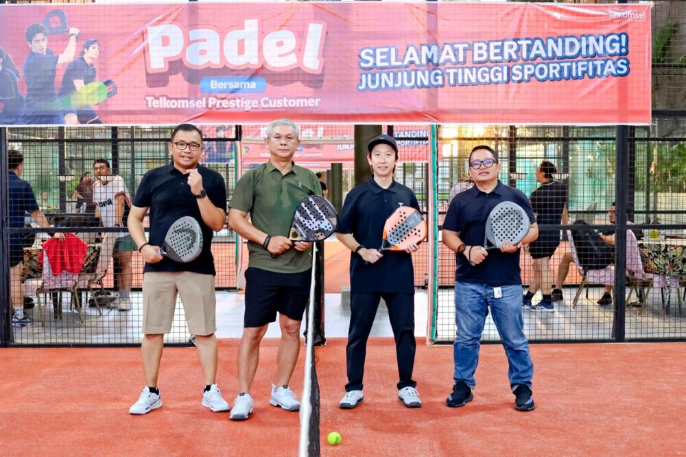 Telkomsel Gelar Prestige Padel Day di Lombok, Pererat Hubungan dengan Pelanggan Loyal