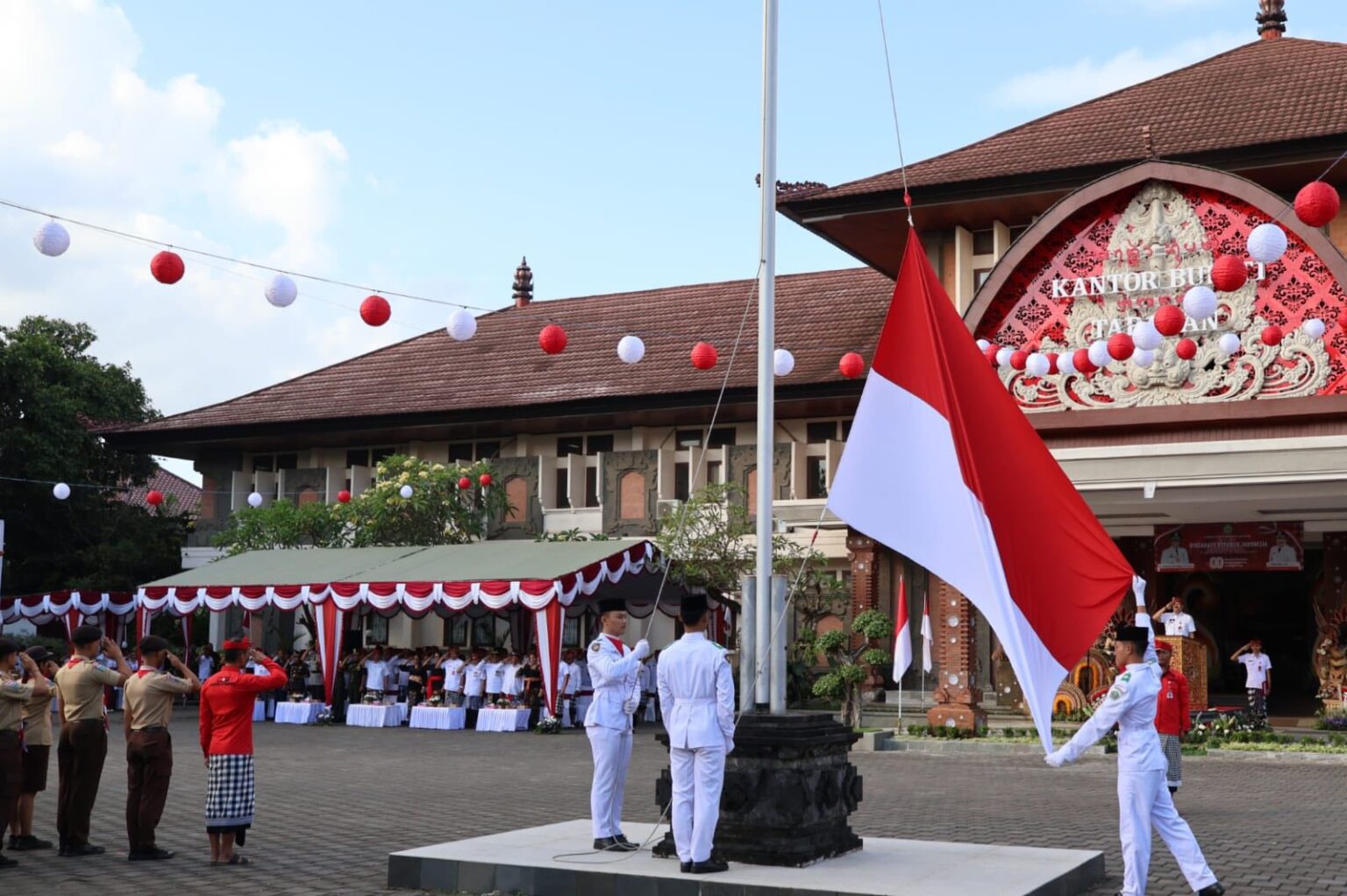 Peringatan Hari Jadi ke-67 Provinsi Bali, Tabanan Gelar Upacara Bertemakan ‘Amukti Bali Hita’
