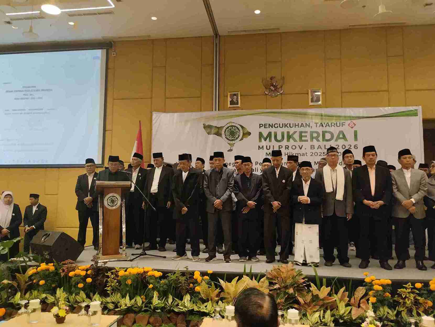 Ketua MUI Bali 2025-2030 Tekankan Peran Strategis dan Moderasi Beragama dalam Mukerda I