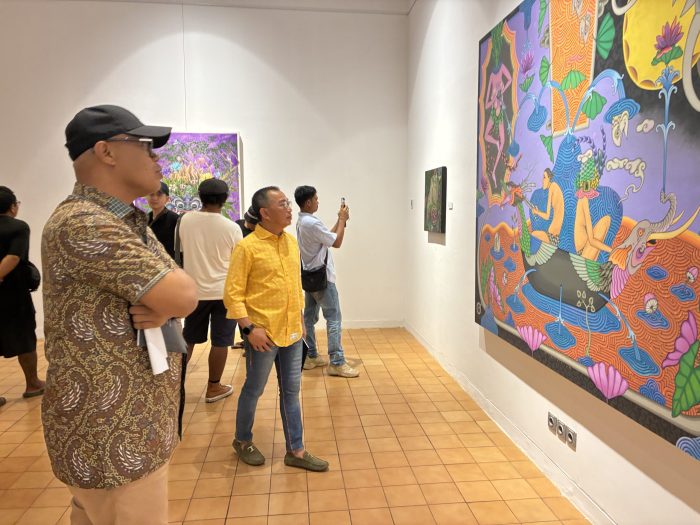 Resmi Dibuka Rektor ISI Bali, Pameran ‘Vernal Artistic’ Hadirkan Evolusi Visual 4 Perupa