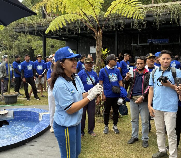 HUT ke-25 Partai Demokrat, Tutik Kusuma Wardani Ajak Masyarakat Rawat Lingkungan dan Danau Batur