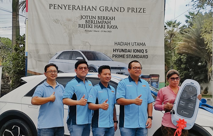 Program Promosi JOTUN Berkah Berlimpah Rejeki Hari Raya 2023, Warga Bali Raih Hyundai Ioniq 5