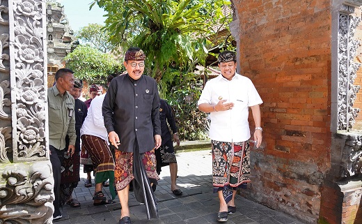 Pj Gubernur Bali Sambangi Puri Ubud, Apresiasi Langkah Puri Jaga Adat dan Budaya Bali