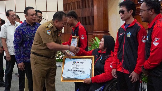 Bonus Atlet Berprestasi di PON XXI dan Peparnas XVII, Pemprov Bali Gelontorkan Rp51,96 Miliar