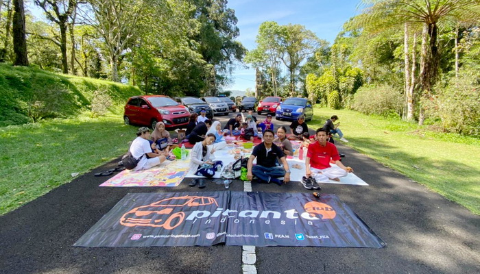 Picanto Club Bali Touring Tipis dan Halal Bihalal di Bedugul
