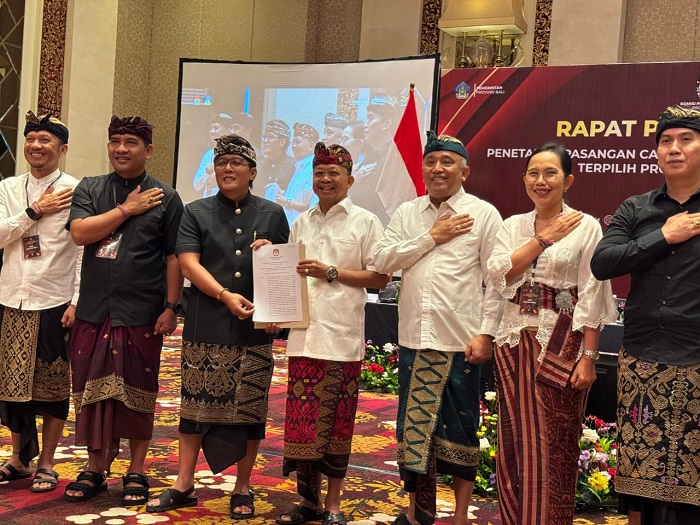 KPU Tetapkan Gubernur dan Wakil Gubernur Bali 2025-2030, Catat Komitmen Koster-Giri!