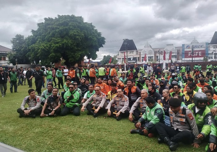 Kapolda DIY Minta Maaf di Hadapan Massa Ojol Atas Insiden di Jakarta