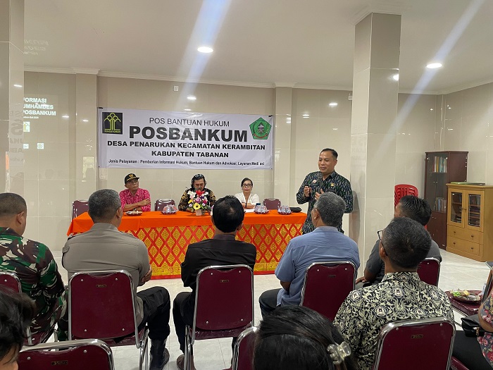 Akses Keadilan Diperkuat: Kerambitan Tabanan Capai 100 Persen Pembentukan Posbankum!