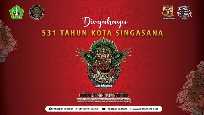 Angkat Tema Amukti Jayaning Singasana, Kota Singasana Tabanan Semarakkan HUT Ke-531