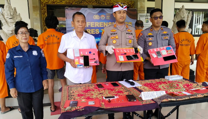 Bekuk 9 Tersangka, Polres Tabanan Ungkap 8 Kasus Narkoba