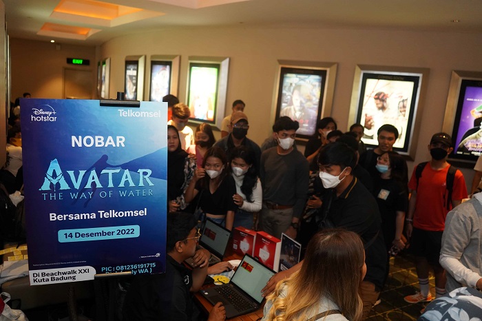 Nobar Film Avatar The Way of Water, Apresiasi Pelanggan Telkomsel dan Disney Hotstar