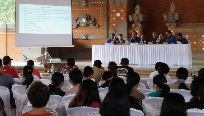 Perumda TAB Tabanan Sosialisasikan Penyesuaian Tarif Air Minum