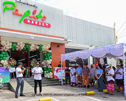 Hadir Dekat Masyarakat di Ungasan, Pepito Supermarket Buka Gerai ke-47