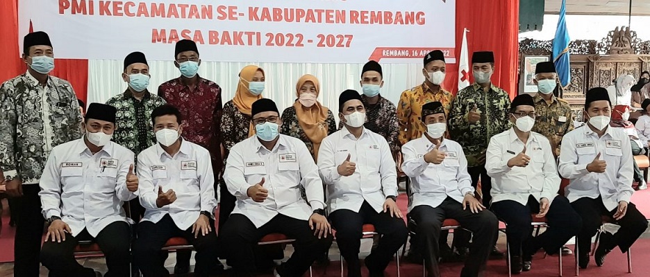 Wagub Taj Yasin Dorong PMI Rembang Penopang Kemanusiaan Bagian Timur Jateng