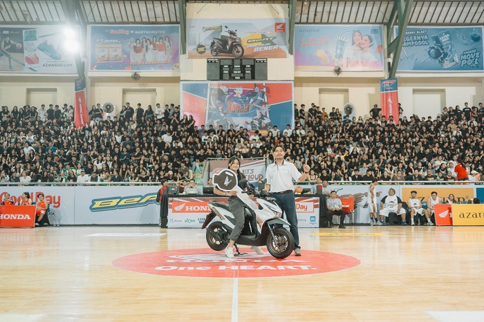 Suporter Beruntung Bawa Pulang All New Honda BeAT di Final DBL Bali 2025