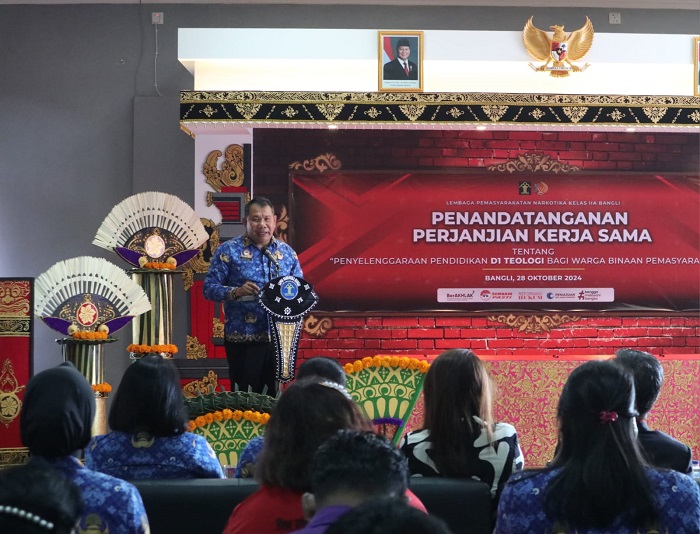 Lapas Kerobokan Siapkan Pendidikan D1 Teologi bagi Warga Kristiani, Dukung Keberhasilan Program Pembinaan