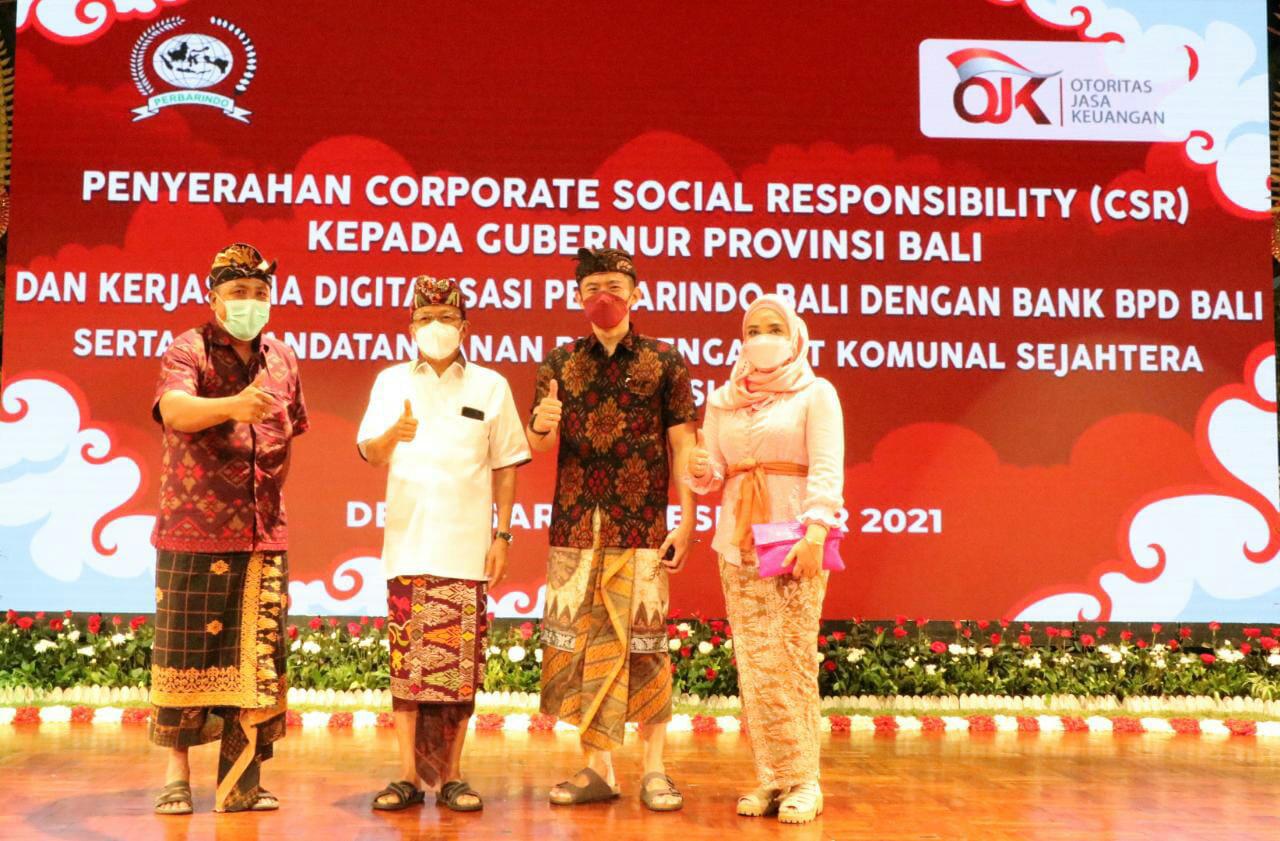 Perbarindo Serahkan CSR Mobil ke MDA, Gubernur Wayan Koster Apresiasi