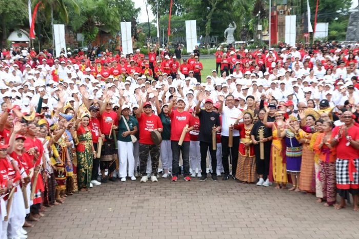 Tawa dan Doa Penuhi Tabanan: Ribuan Peserta Rayakan HUT Kota Singasana ke-532 dengan Energi Positif