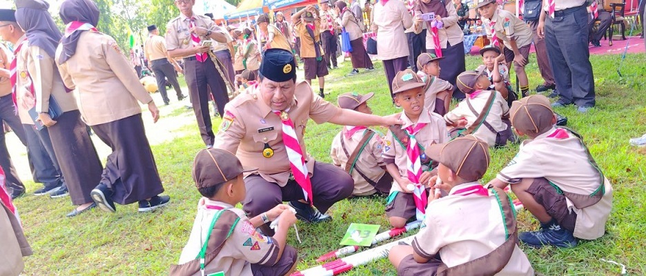 Barung Sarang Tampil Gemilang, Dominasi Ajang Pesta Siaga Rembang 2026