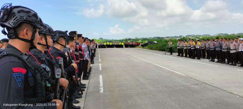 770 Personel Gabungan Amankan Balap Sepeda Internasional GFNY 2025 di Bali