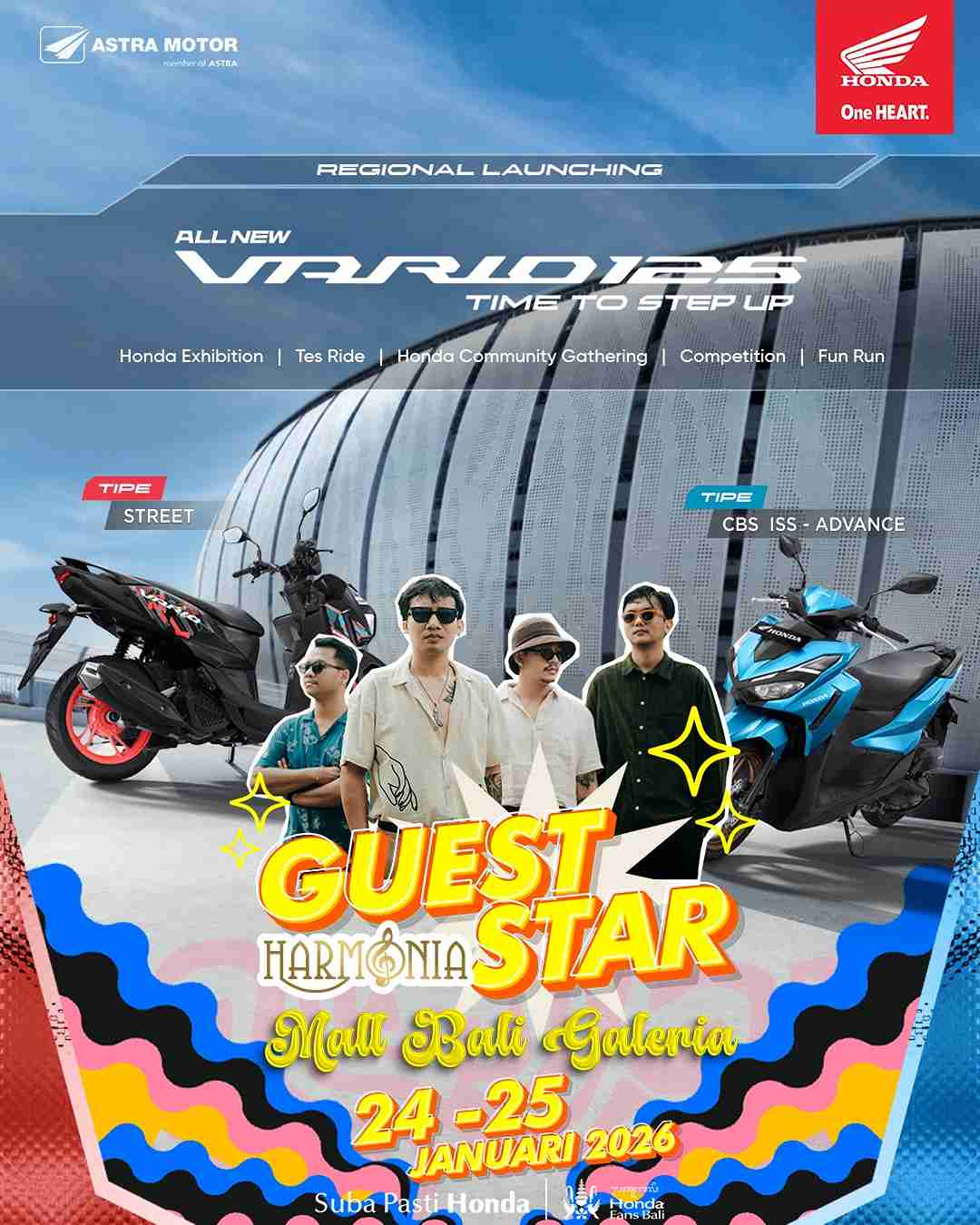 Tiga Hari Lagi, All New Honda Vario 125 ‘Street’ Siap Mengguncang Publik Bali