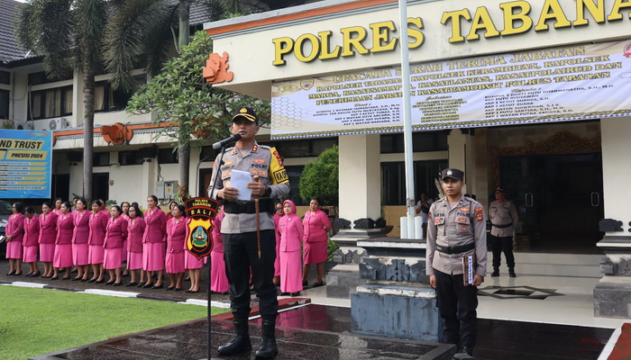 Kapolres Tabanan Lantik Kapolsek Baru hingga Kasat