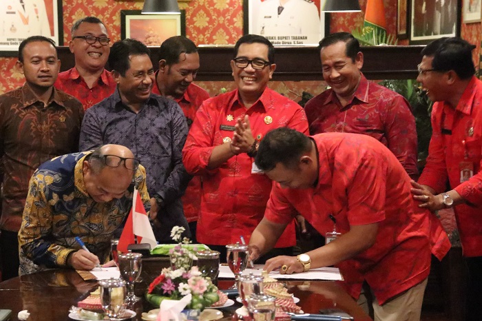 Tabanan dan Halmahera Timur Bersinergi Kuatkan Sektor Pertanian Nasional