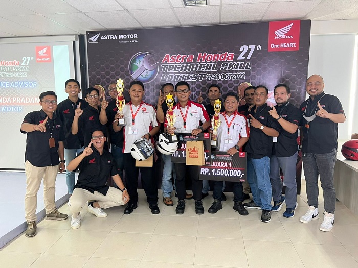 Technical Skill Contest 2022, Uji Kualitas Layanan Purna Jual Honda di Bali
