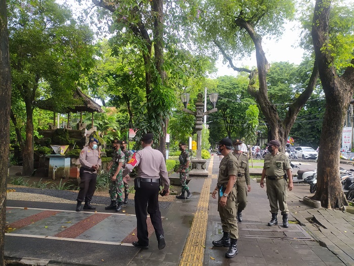 PPKM Level 2, Tim Yustisi Denpasar Intensifkan Penertiban Prokes