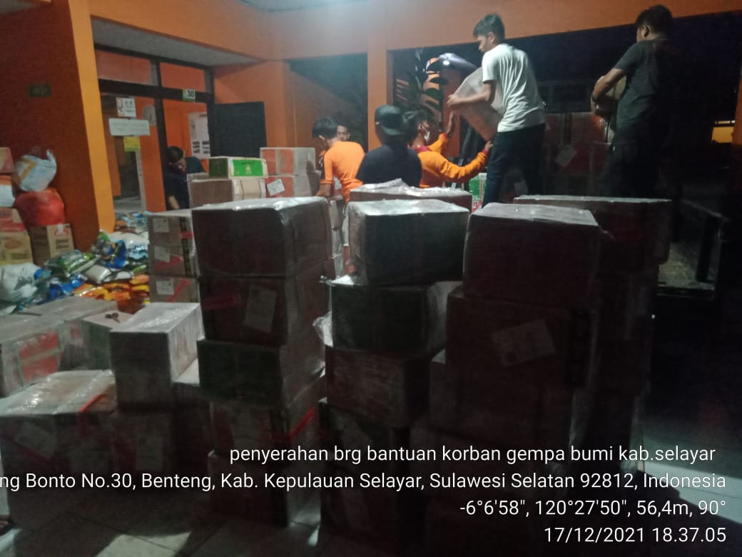 Paska Gempa M7,4, Sebanyak 16.593 Warga Kepulauan Selayar Bertahan di Pos Pengungsian