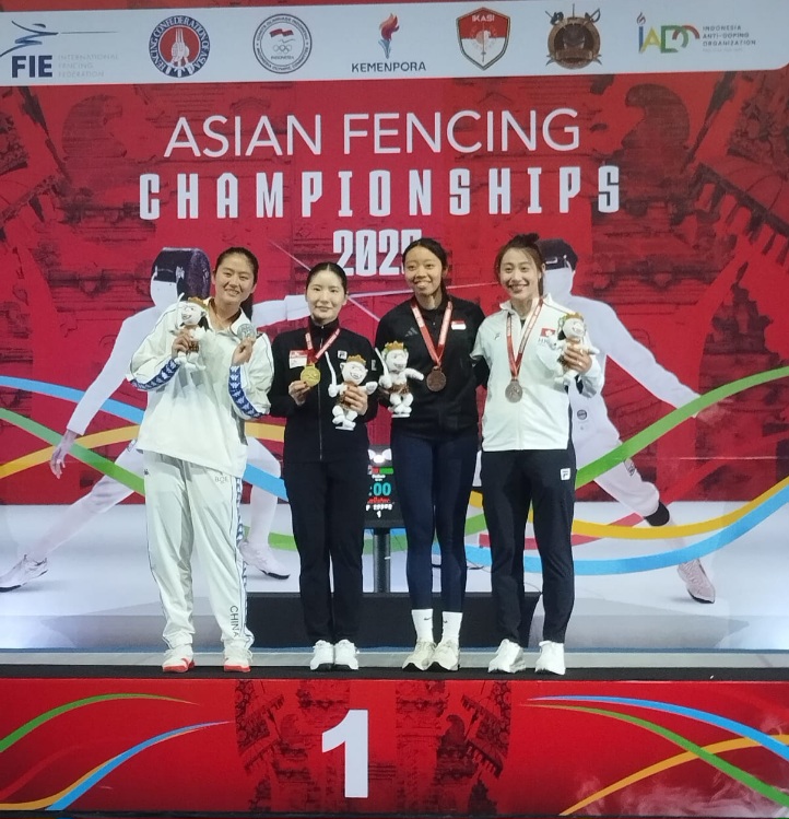 Song Sera Raih Gelar Perdana Kejuaraan Anggar Asia di Bali, Bidik Emas Olimpiade