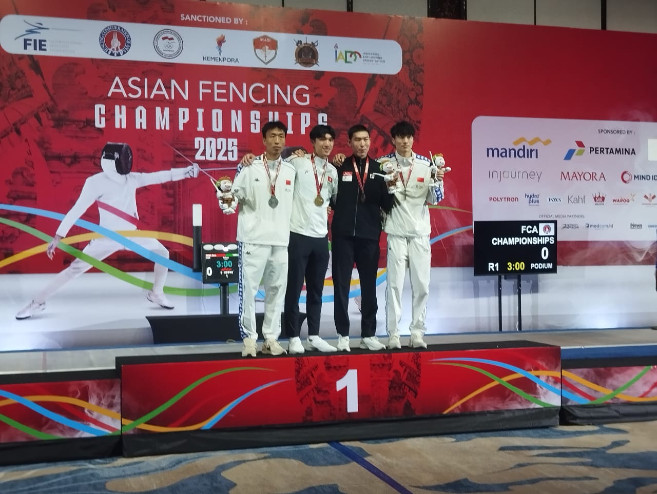 Magis Bali Bawa Choi Chun Yin Ryan Raih Emas Kejuaraan Anggar Asia 2025!