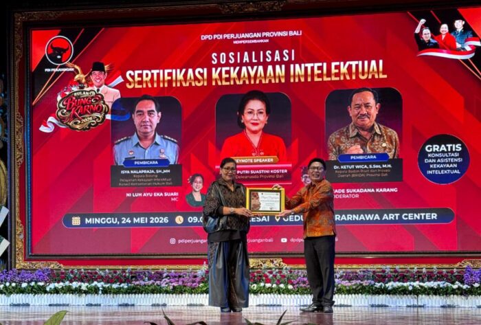 DPD PDI Perjuangan Bali Gelar Sosialisasi Sertifikasi HKI Dalam Rangka Bulan Bung Karno 2026