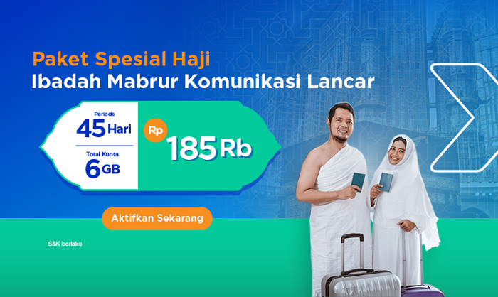 Berikut Paket Haji bagi pelanggan XL PRIORITAS agar Lancar Berkomunikasi di Tanah Suci