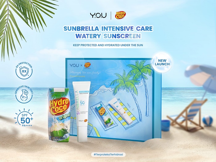 Hadirkan Sunscreen Proteksi dari Sinar Matahari, Eksklusif YOU Beauty dan Hydro Coco Perkuat Kolaborasi