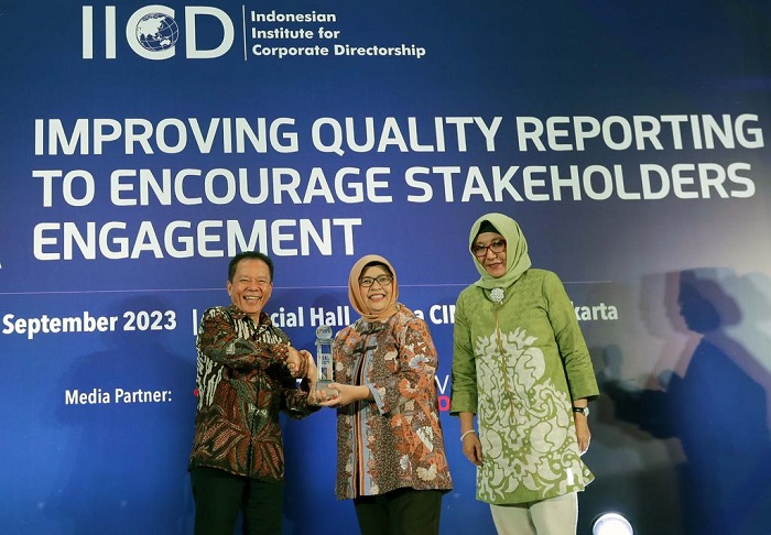 14th IICD Corporate Governance Award 2023, bank bjb Raih Top 50 Emiten