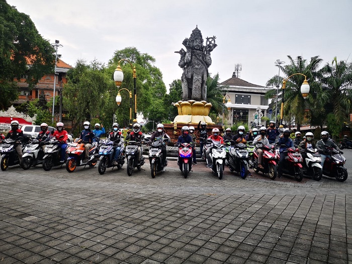 20 Bikers Bali Ikuti ‘Proud To Ride All New Honda Vario 160’