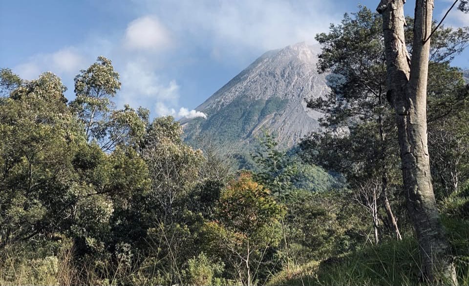 Vegetasi Lereng Merapi Terbakar Akibat Awan Panas, Status Gunung Masih Siaga Level III