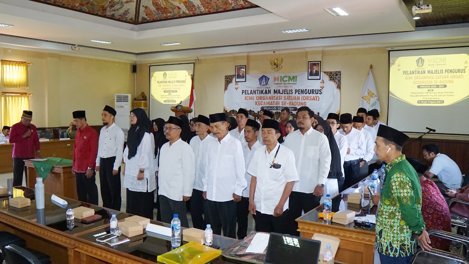 ICMI Orsat Tiga Kecamatan di Badung Resmi Dilantik,Dirangkaikan Cek Kesehatan Gratis dan Donor Darah
