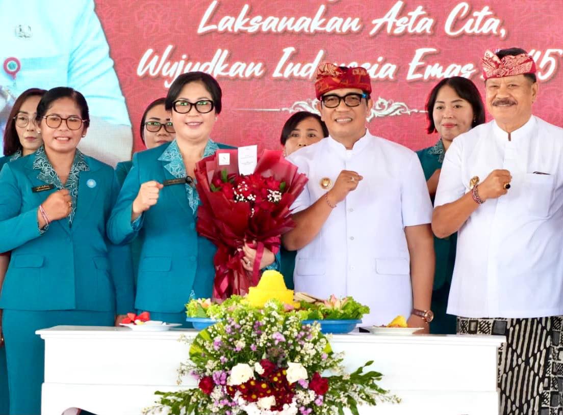 Peringatan HKG PKK ke-54 di Tabanan: Perkuat Pemberdayaan Keluarga Menuju Indonesia Emas 2045