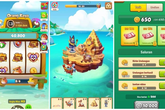 Begini Cara Bermain Game Island King untuk Dapat Uang