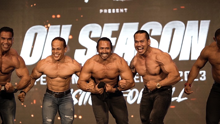 On Season 2023, Penampilan Pria Berotot ‘Living Legend’ Hibur Penggemar Fitnes di Bali